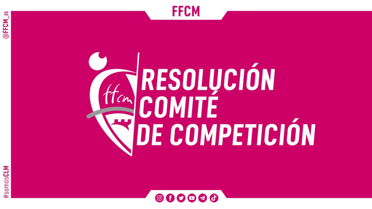 FFCM_es's tweet photo. ⚖️ COMITÉ DE COMPETICIÓN | 

▶️ Resolución sobre el partido @CD_Toledo - @cdtorrijos_ofcl , correspondiente al Trofeo JCCM | #CLMenJuego

🔗 https://t.co/CWcHKVsW65

#somosCLM #fútbolCLM https://t.co/a89MV5O8Fl