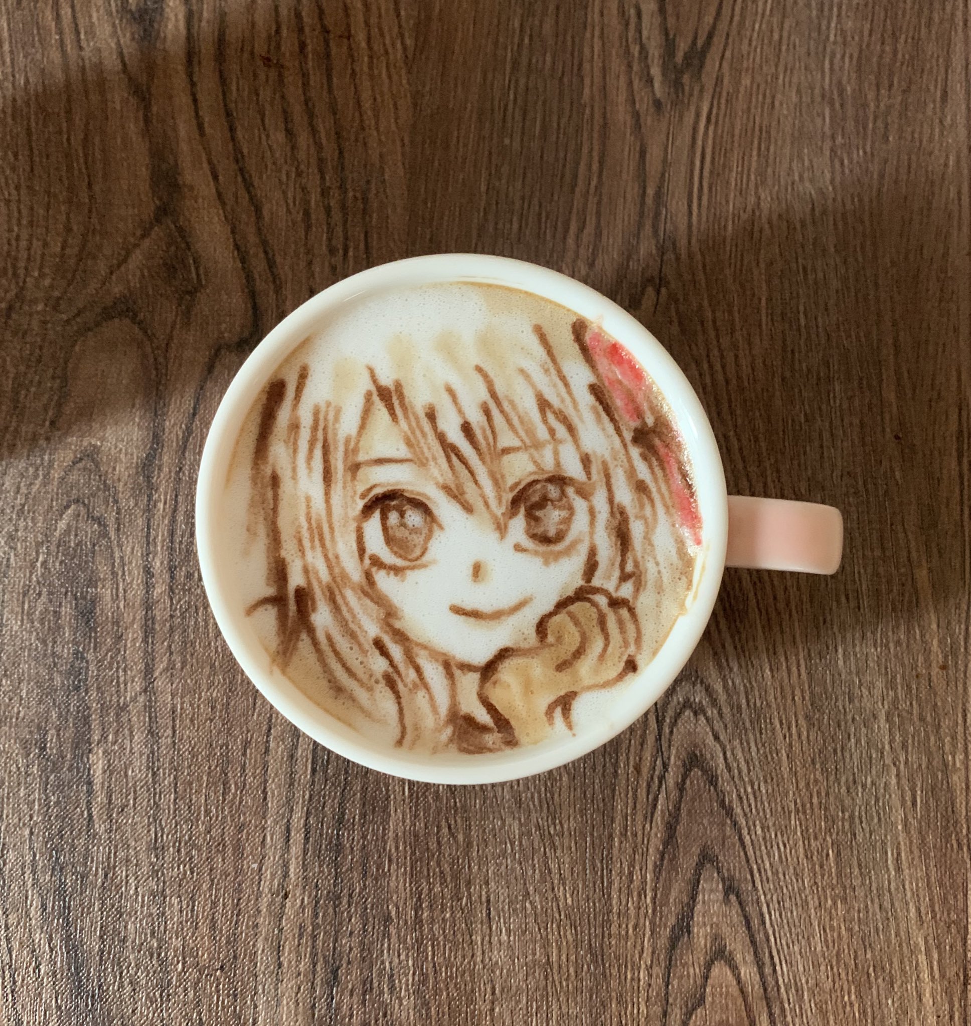 ゆい ラテアート練習中 Latteart Yukko Twitter