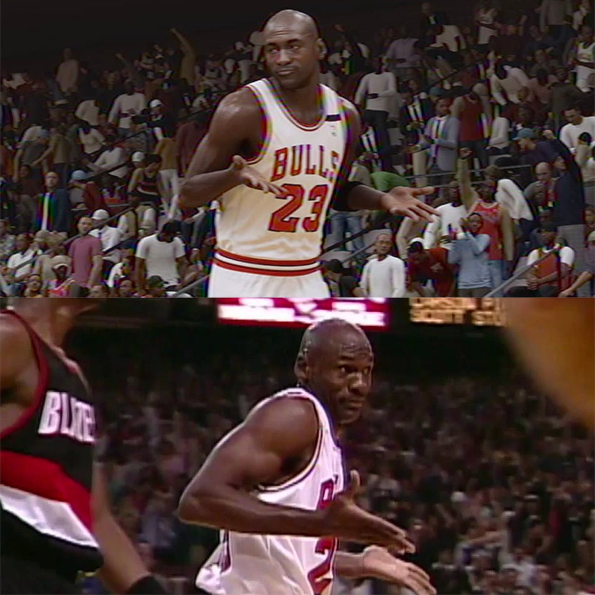 rafaelTGR2K's tweet photo. NBA2K23 vs realidad 🥹 https://t.co/aLcmW9Giln