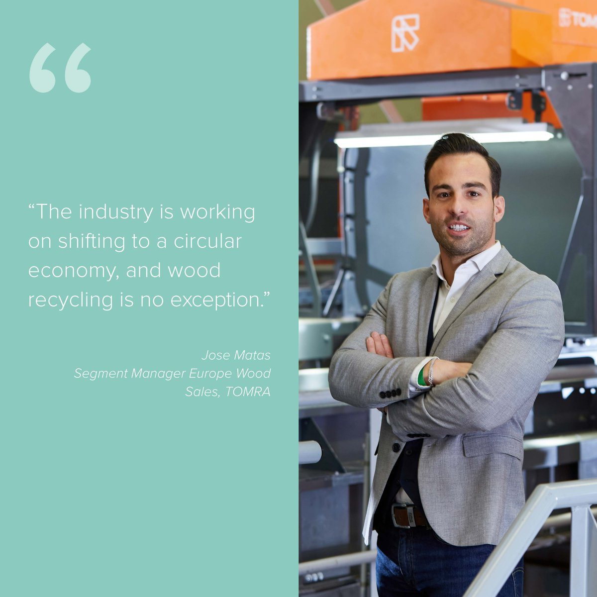 TOMRARecycling's tweet image. In this episode of our #podcast #TOMRATalks Circular, we talk about wood #recycling with Jose Matas, Segment Manager, Wood, about the importance of wood waste treatment, the challenges, and much more. Don’t miss it 🎧👇
tomratalkscircular.buzzsprout.com/1734681/108770…