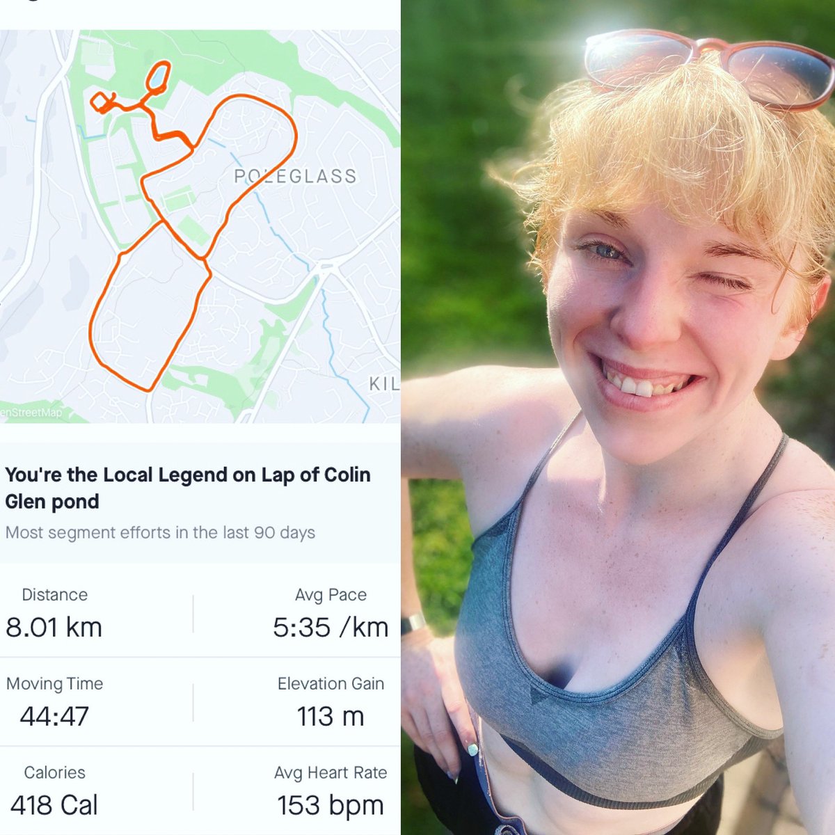 Teatania's tweet photo. Run done 🏃♀️
Before the sun gets too vengeful 🔥
20min run (#4km) and then 20mins of #sprintdrills - catching up on the #fightingfitrunners again this week
A finisher to attempted murder at #strengthclub Friday morning sweat session. 🥵 https://t.co/CiPZumv7tD
