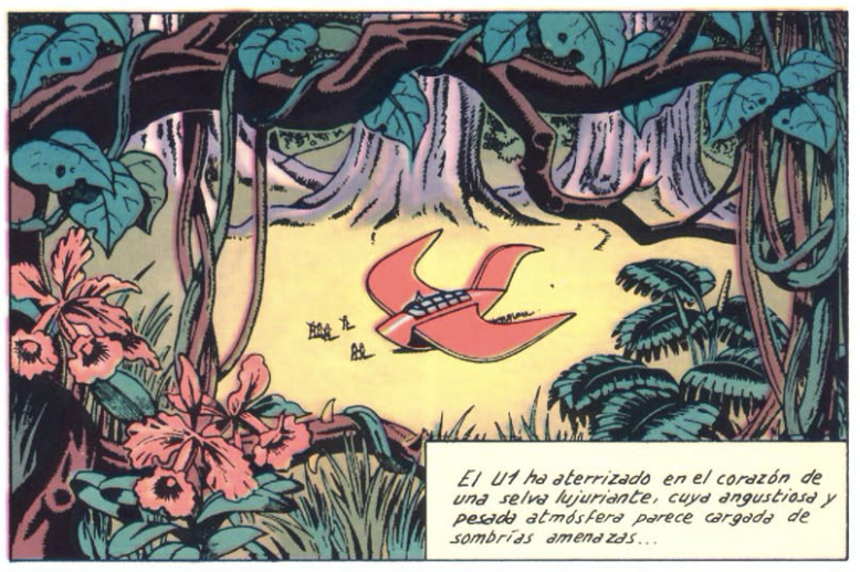 HadoqueD's tweet photo. Los pasajes del mar interior y del salvaje bosque primitivo también parecen remitirnos a otros similares de #ElRayoU. https://t.co/10P76jiEzv