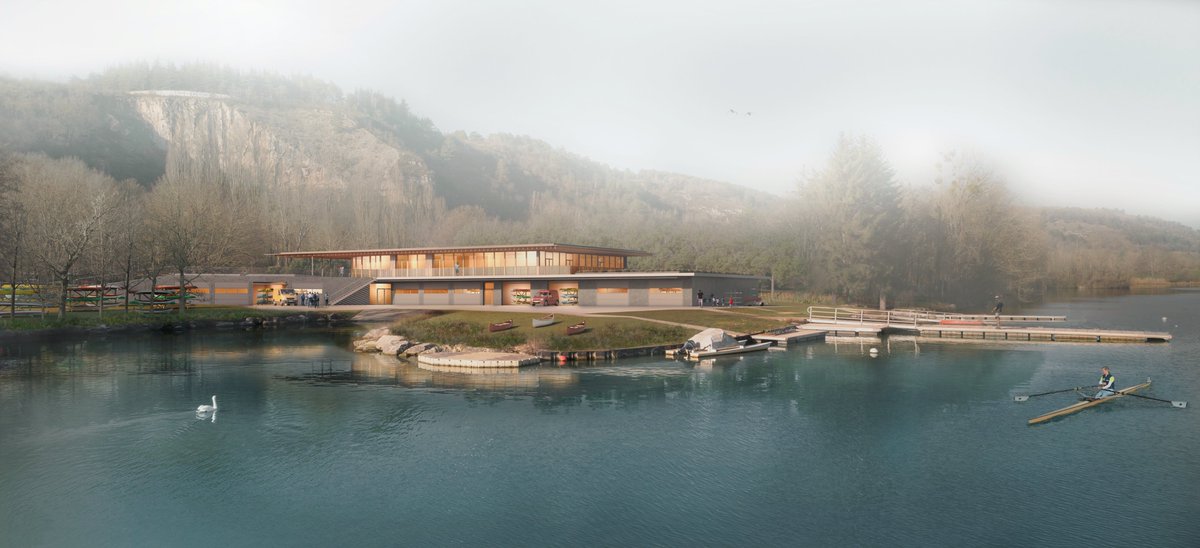 RemyDisso's tweet photo. Le nouveau bâtiment, dont la construction va débuter au cours des prochaines semaines, sera adapté au sport de haut niveau et pourra servir de centre de préparation olympique en vue des Jeux de #Paris2024
Visuels JDM Paysagistes - Mégard Architectes - Wolf Mugnier Architectes https://t.co/OUxwVbaz5Q