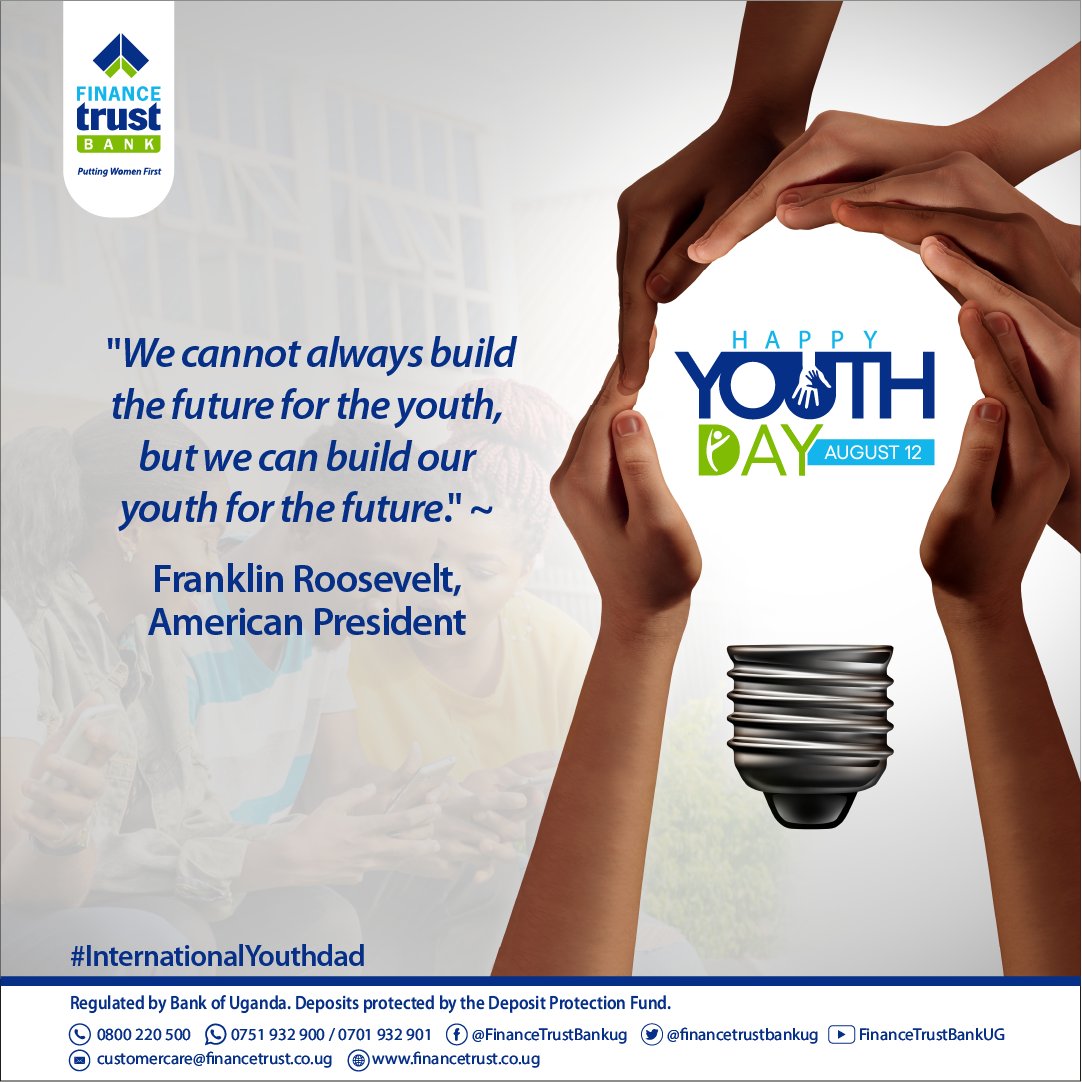 Uganda has one of the youngest populations in the world, with 77% of its population being under the age of 25 years. As we celebrate International Youth Day, we celebrate the future of Uganda and the hope and dreams that they carry with them. #InternationalYouthDay #HappyYouthDay