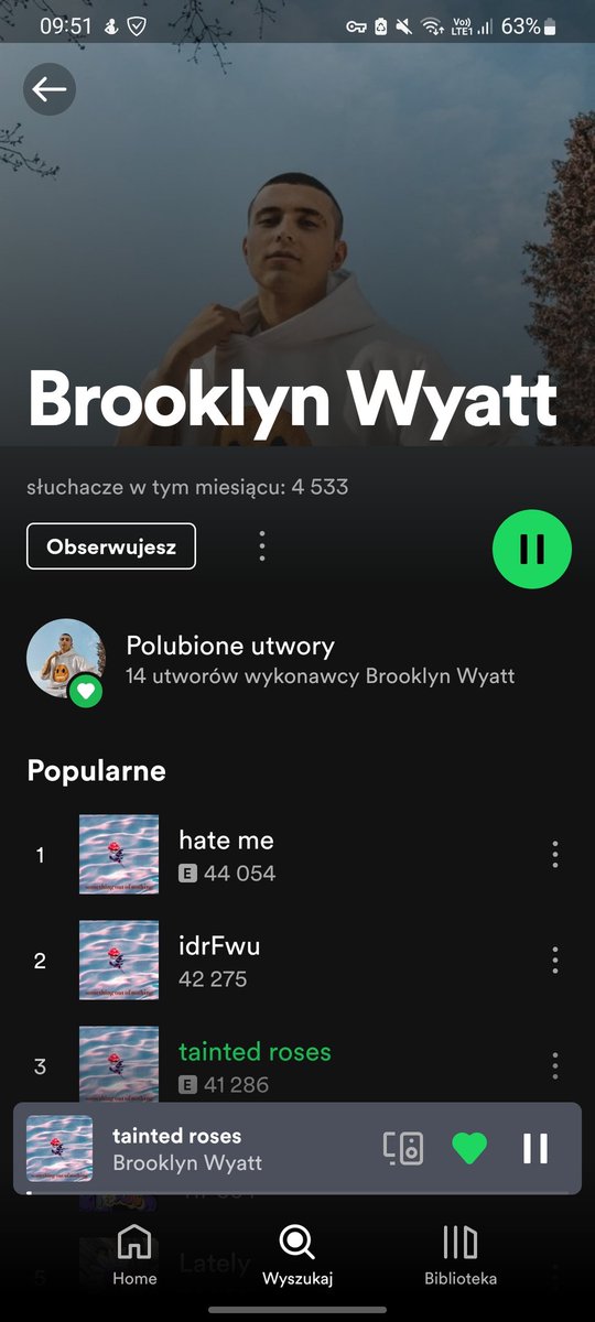 allieddr's tweet photo. Wait since when did Brook changed his pfp on Spotify??? https://t.co/9jO8d3vwmk