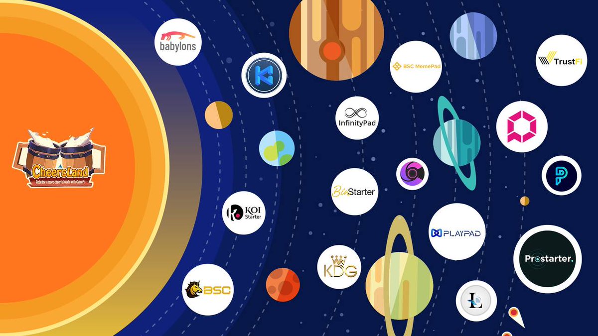 cheers_land's tweet photo. ❤️Hi there, to celebrate our valuable partnership with different outstanding Launchpads in the past months we decide to organize a giveaway!

Join it and win the rewards!👇
https://t.co/cVTcvPhcuM

🤝Partnerships include:
#CheersLand #Partnership #Launchpad https://t.co/K2xqC7sKig