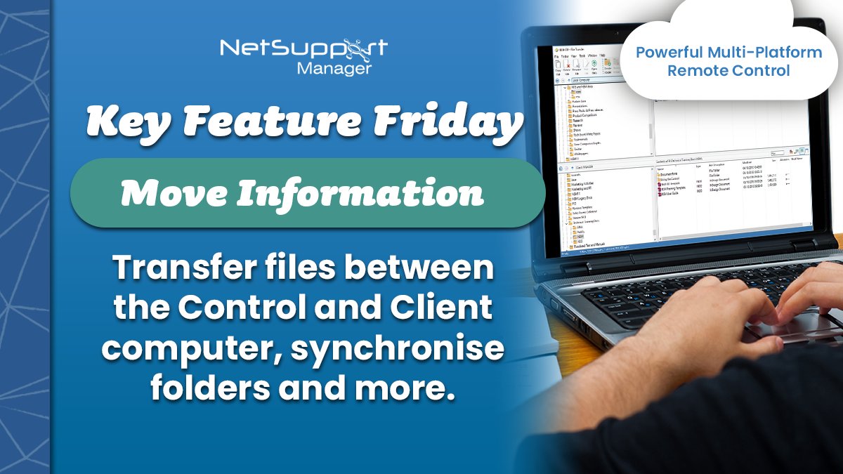NetSupportNSM's tweet image. In addition to supporting simple tasks such as sending files from machine A to B, @NetSupportNSM also offers one-to-many #FileDistribution; the ability to transfer a file from one #PC to any number of selected #computers in a single action. Learn more here mvnt.us/m1332409