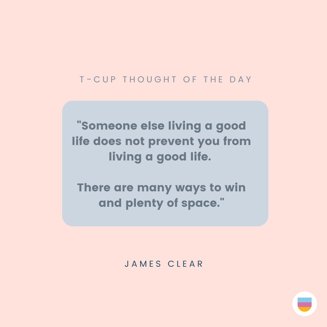 T-Cup Thought of the day... 

There is more than enough to go around. 

#reflect #insight #action #Thriving #wellbeing #healthy #happy #successful