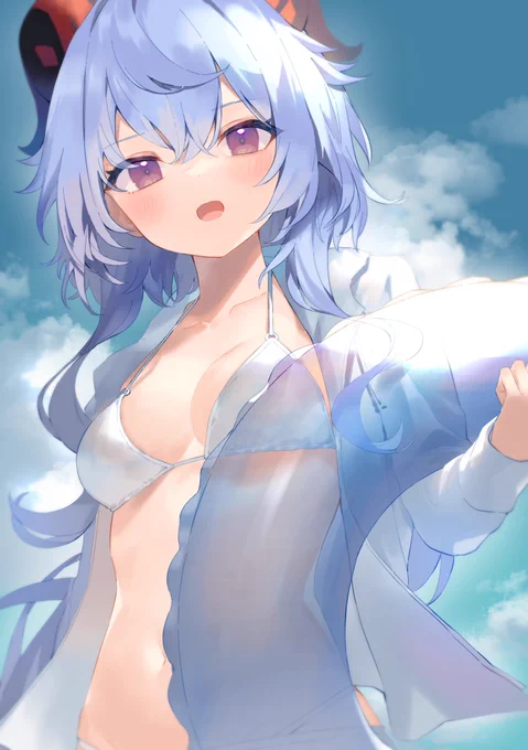 水着甘雨ちゃん #原神 #Genshin 