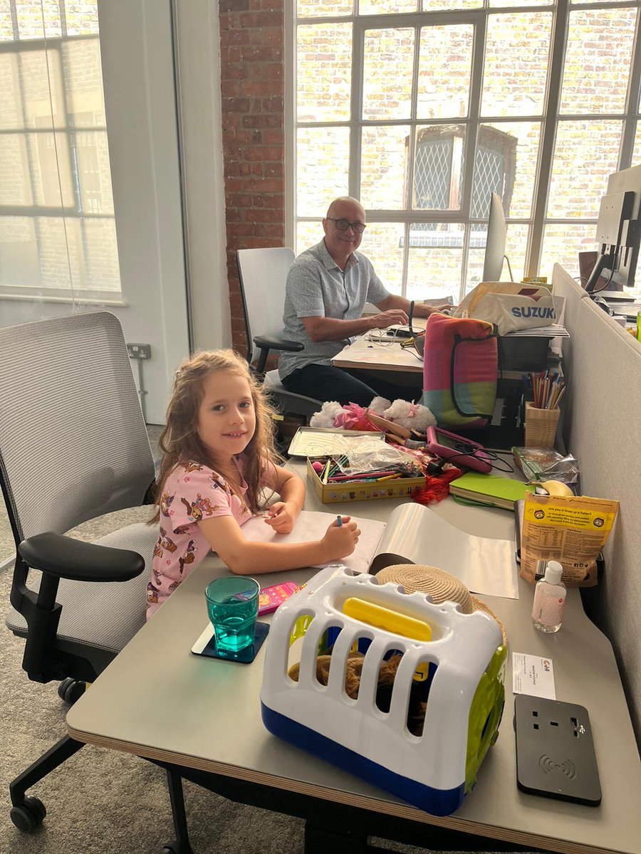 Who needs a mac when there are crayons..? Great to see our new Chief Creative Officer shaking up the agency!