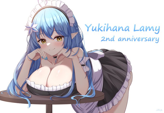 ラミィちゃん2周年おめでとう💙💙💙
#LamyArt 