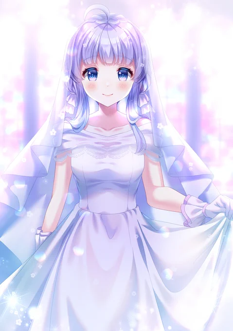 夢に恋する #IRIAM #Vライバー #DolLive #ウェディングドレス  