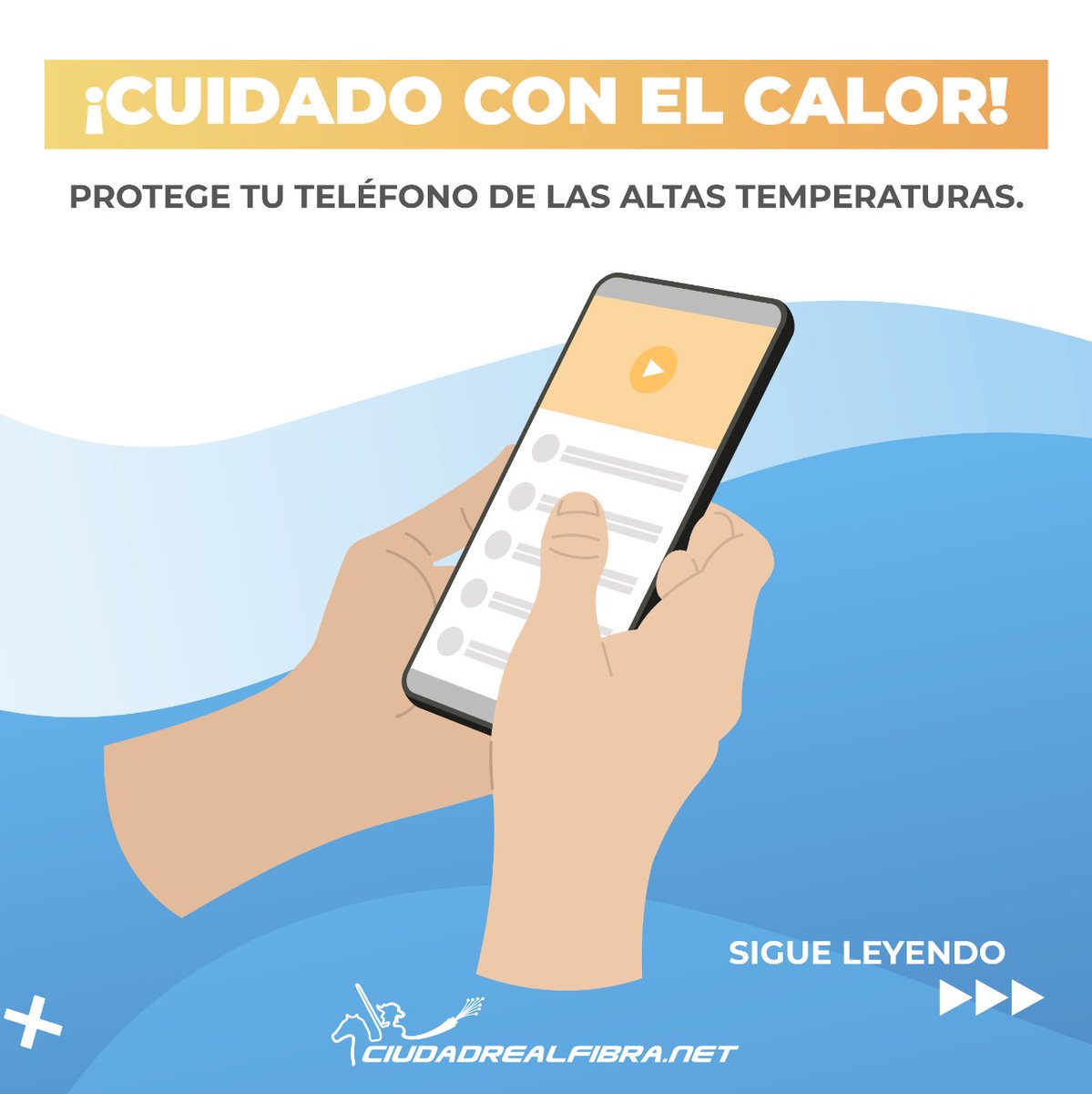 CiudadRealFibra's tweet image. ¡𝗖𝗨𝗜𝗗𝗔𝗗𝗢 𝗖𝗢𝗡 𝗘𝗟 𝗖𝗔𝗟𝗢𝗥! 🥵
¡No dejes el #móvil al sol! 📱
#tipsandroid #tipsiphone #consejosmóvil #trucosiphone #trucosandroidcarriondecalatrava #manzanares #membrilla #lasolana #argamasilladealba #poblete #alcoleadecalatrava #torralbadecalatrava #ciudadreal