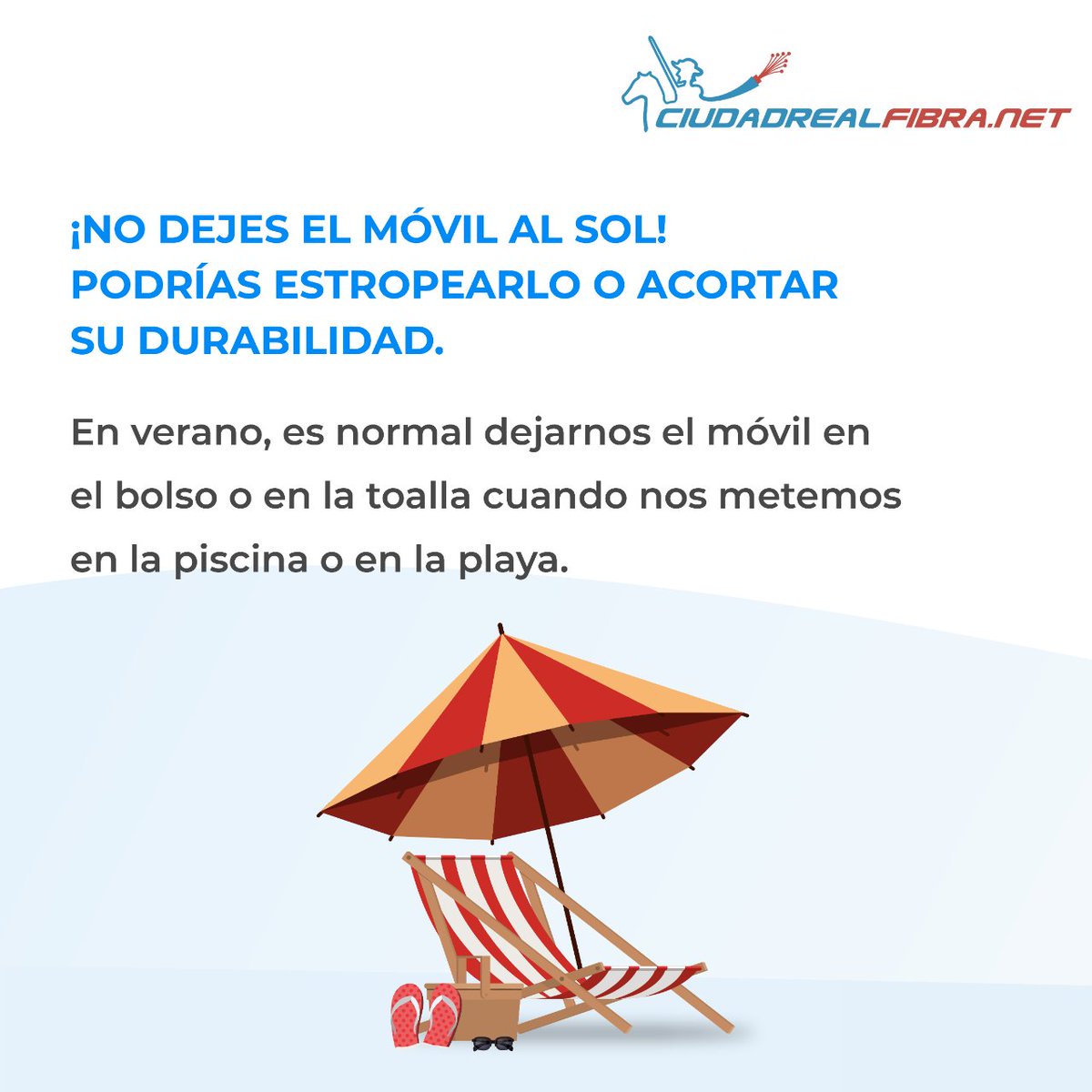 CiudadRealFibra's tweet image. ¡𝗖𝗨𝗜𝗗𝗔𝗗𝗢 𝗖𝗢𝗡 𝗘𝗟 𝗖𝗔𝗟𝗢𝗥! 🥵
¡No dejes el #móvil al sol! 📱
#tipsandroid #tipsiphone #consejosmóvil #trucosiphone #trucosandroidcarriondecalatrava #manzanares #membrilla #lasolana #argamasilladealba #poblete #alcoleadecalatrava #torralbadecalatrava #ciudadreal