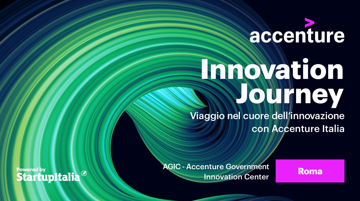 🚀 #InnovationJourney con @startup_italia: guarda la puntata dedicata all’Accenture Government Innovation Center, punto di incontro tra gli attori del mondo #digitale e le #PubblicheAmministrazioni basato a #Roma.

Guarda il video: accntu.re/3vimxNQ