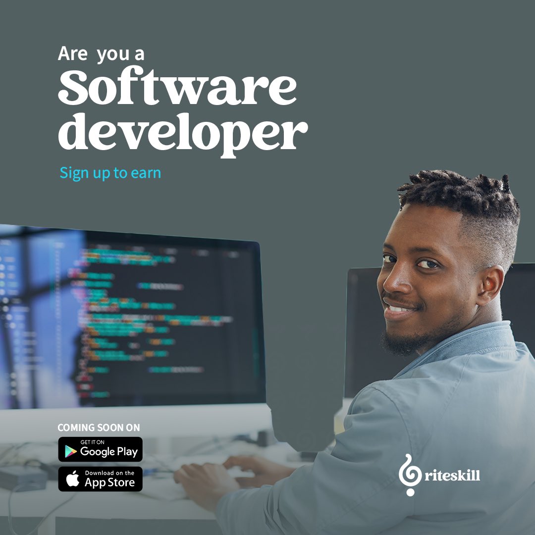 riteskillapp's tweet photo. What’s your language of code and what can you develop with it? Sign it up on Riteskill and earn!

Get notified when we launch
https://t.co/7PDMfqwk7N
.
Read more 🔗https://t.co/yiwfCmNI5h

#riteskill #softwaredeveloper #php #mobileappdeveloper #webdesigner #javascript #python https://t.co/cEsC5b8mi4