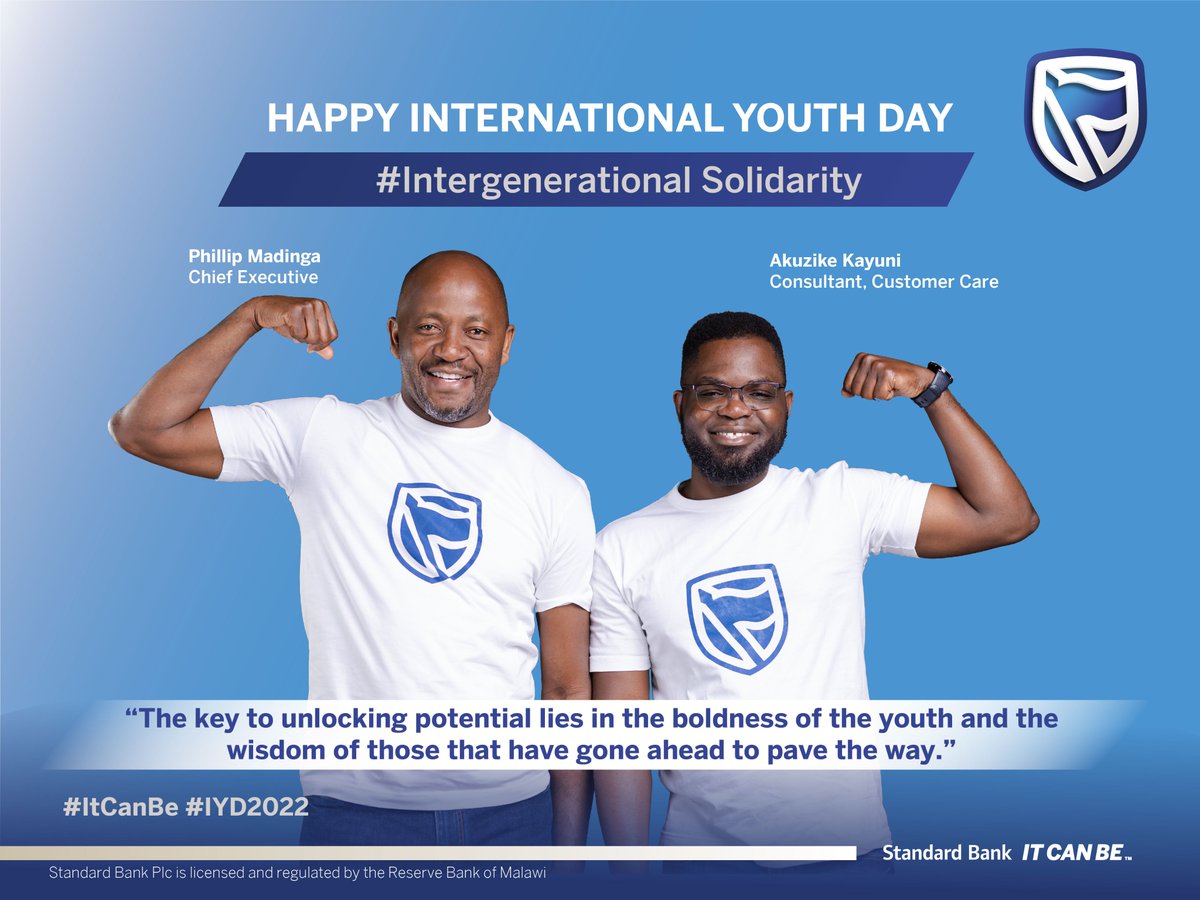 Are you unlocking your potential? Team Standard Bank is celebrating International Youth Day in line with this year’s theme of #IntergenerationalSolidarity. Be BOLD and be inspired by the wisdom of those that have paved the way. #IYD2022 #ItCanBe
