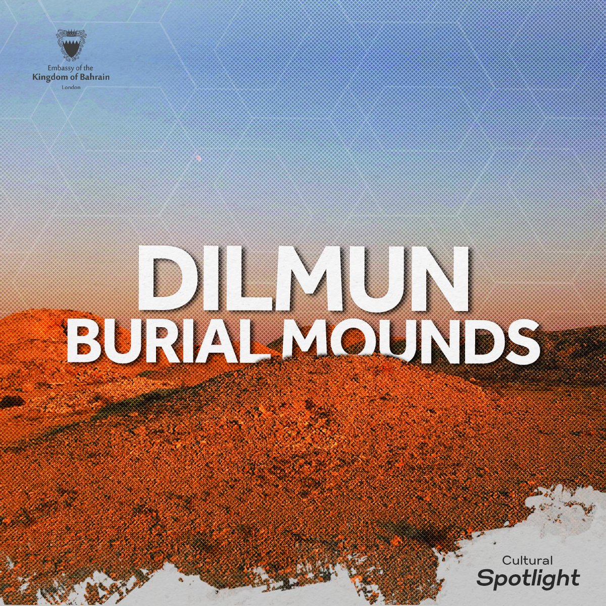 #CulturalSpotlight I #DilmunBurialMounds is a @UNESCO World Heritage Site. Built between 2200 and 1750 BCE, they're evidence of the Early Dilmun civilization, during which #Bahrain 🇧🇭 became a trade hub.

@culturebah 

Read more: bit.ly/3bi48tY