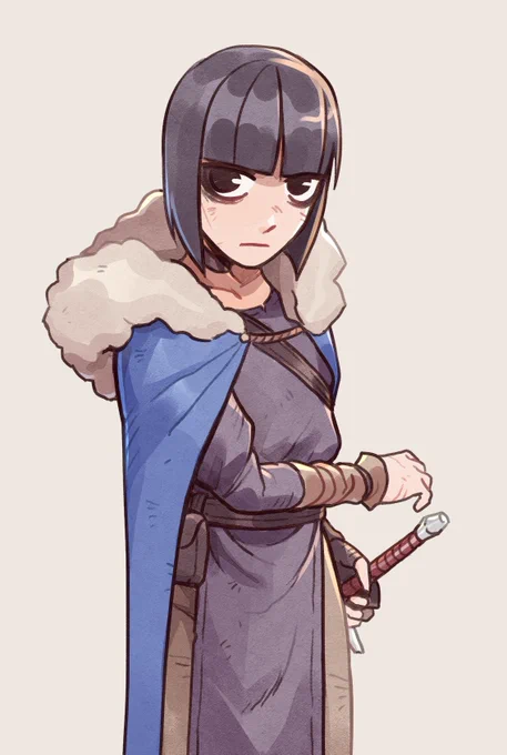 i heard the knights found her up in the mountains, already outfitted with a sword of her own - no doubt trained to kill like the rest of her hunting kind. pathetic thing didn't even have a name. 