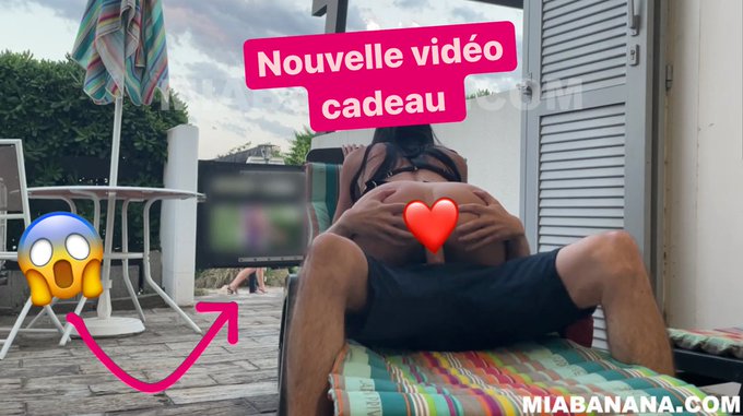 Devine quoi&hellip; Je me suis encore fait d&eacute;monter la chatte !  Une bonne baise NO CAPOTE sur ma terrasse &agrave;<a href="/tag/rt"class="tags"><span>#rt</span></a>