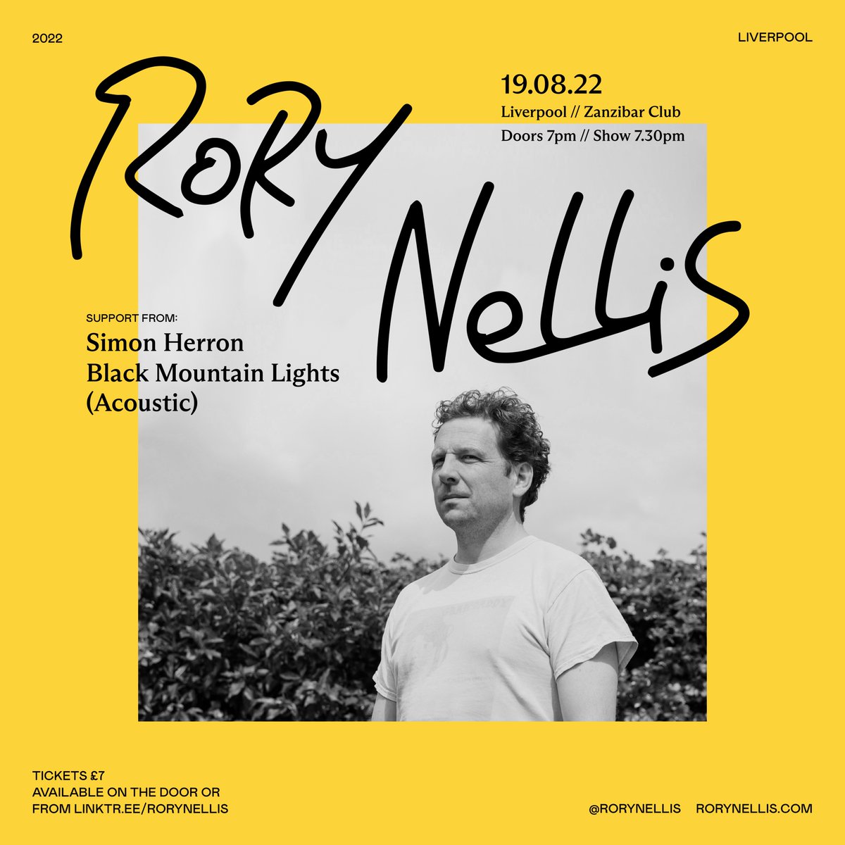 Zanzibar_Liverpool (@zanzibarliv) on Twitter photo Next Friday @rorynellis brings his mix of folk-pop and indie-rock over from Belfast for a night at the Zanzi. He'll be joined by Simon Herron & <a href="/BMLband/">BlackMountainLights</a> will be performing an acoustic set
Tickets on sale now over on <a href="/EventbriteUK/">Eventbrite UK</a> Next Friday @rorynellis brings his mix of folk-pop and indie-rock over from Belfast for a night at the Zanzi. He'll be joined by Simon Herron & <a href="/BMLband/">BlackMountainLights</a> will be performing an acoustic set
Tickets on sale now over on <a href="/EventbriteUK/">Eventbrite UK</a>