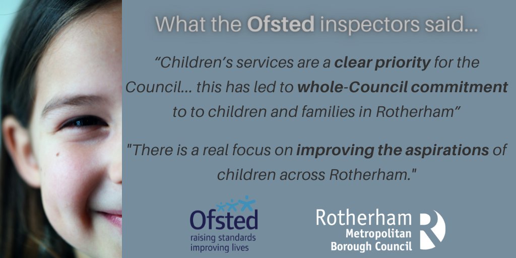 Ofsted rates Rotherham Children's Services as GOOD