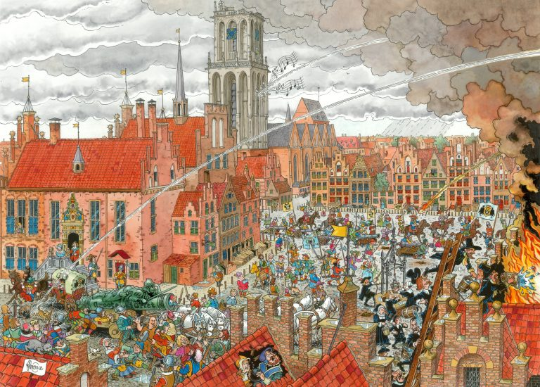 gronarch's tweet photo. De nieuwe puzzel van striptekenaar Frans Le Roux over het Groningens Ontzet in 1672 komt binnenkort uit. Voor inhoudelijk onderzoek kwam Le Roux bij ons langs.
Start dit soort mooie projecten/producten ook bij de Groninger Archieven! #ikmaakgeschiedenis https://t.co/pQW7FyPqSH https://t.co/gM9s7itxn5
