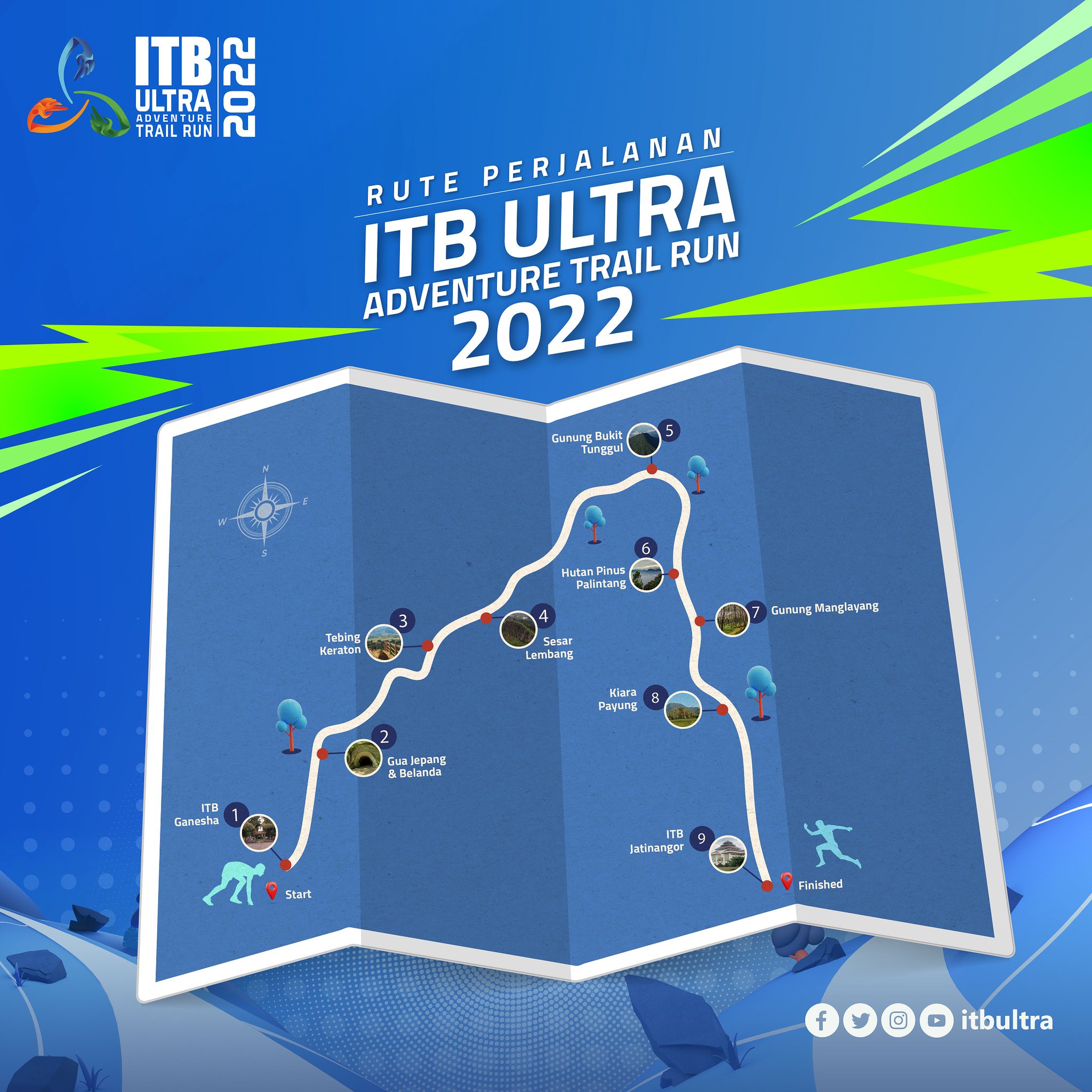 Map 👟 ITB Ultra Adventure Trail Run â€¢ 2022