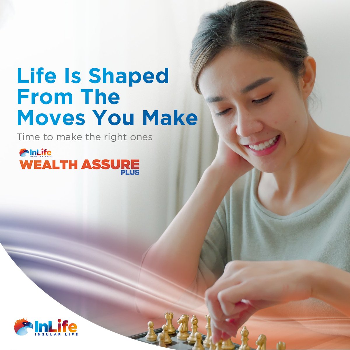 InLifePH's tweet photo. Our lives take shape from the decisions we make.

With Wealth Assure Plus, you can set your goals and make moves based on your current situation. Take control of your financial future and win in the game of life! 

Make the right move today:
https://t.co/hOb3ZnjDCC https://t.co/hd53b9fdGi