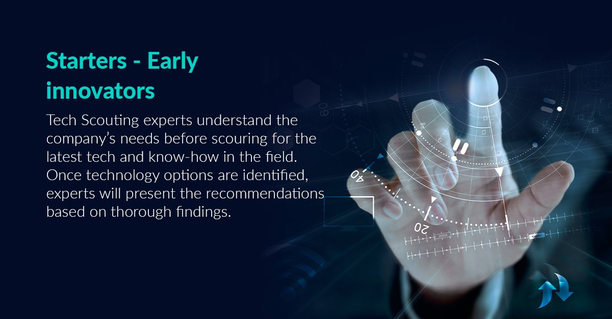 ipisg's tweet image. Technology scouting is all about sourcing the best-fitting technologies for your organisation’s needs. Here’s a look at how different types of tech adopters do their scouting.

#GrowthBeyondBoundaries #OpenInnovation #TechScouting