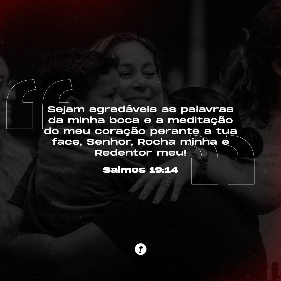 ibatitude's tweet photo. "Sejam agradáveis as palavras da minha boca e a meditação do meu coração perante a tua face, Senhor, Rocha minha e Redentor meu!" (Salmos 19:14)
Que você tome posse deste versículo no dia de hoje!
#versículododia #ibatitude #palavradedeus #versículo #barradatijuca #bible #rj https://t.co/r3JEOULobJ