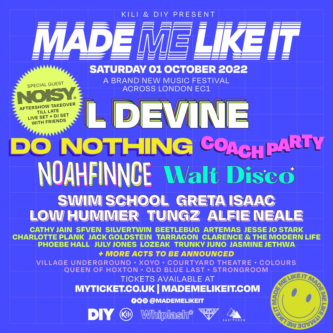 🚨 SECOND WAVE OF #MADEMELIKEIT ARTISTS ANNOUNCED 🚨

Noahfinnce • Swim School • Tungz • Cathy Jain • SFVEN • Beetlebug • Artemas • Jesse Jo Stark • Jack Goldstein • Clarence &amp; The Modern life • Phoebe Hall • Trunky Juno • Jasmine Jethwa 

🎟️: bit.ly/3vWMFyc