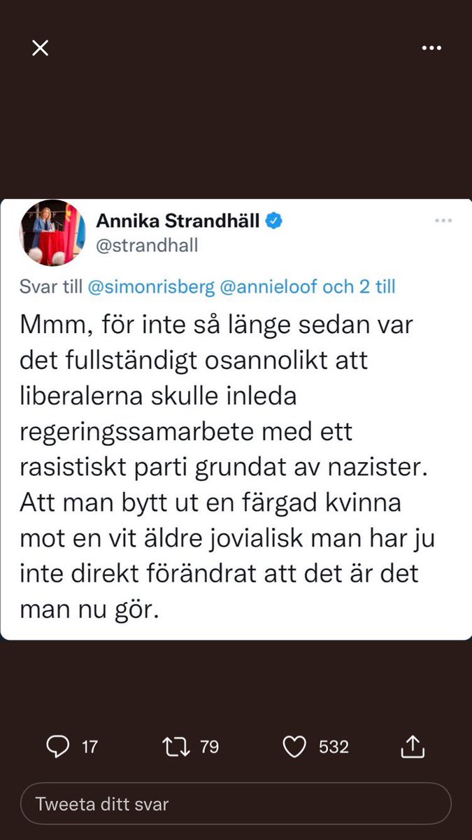 GulanAvci's tweet photo. Ovärdigt av Annika Strandhäll. Vi är vana vid den Socialdemokraterna krossen men det här är något annat. Att Strandhäll som statsråd inte kan sköta sitt jobb vet vi. Men att hon som ordförande för S-kvinnor nervärderar en annan kvinna. Kan Magdalena Andersson acceptera detta? https://t.co/a0t9NXKjx6