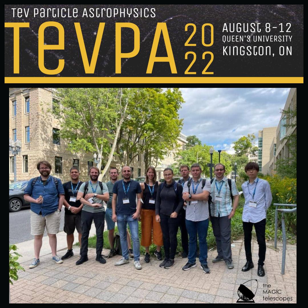 MAGIC telescopes 🔭🌠 (@magictelescopes) on Twitter photo MAGICians are enjoying the #TeVPA2022 conference at <a href="/queensu/">Queen's University</a> in Ontario, Canada!
indico.cern.ch/event/1082486/ 🧵 1/
#MAGICinconferences #theMAGICians #astroparticle #astronomy #science #astrophysics #conference #results #technology #telescopes #research #researchers #ScienceTwitter MAGICians are enjoying the #TeVPA2022 conference at <a href="/queensu/">Queen's University</a> in Ontario, Canada!
indico.cern.ch/event/1082486/ 🧵 1/
#MAGICinconferences #theMAGICians #astroparticle #astronomy #science #astrophysics #conference #results #technology #telescopes #research #researchers #ScienceTwitter