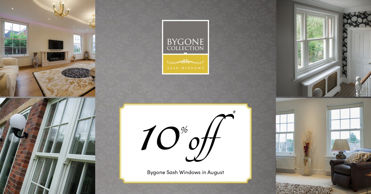 bygonewindows's tweet photo. WOW - what a scorching offer.
Get 10% off Bygone Collection windows for orders placed in August, to find out more about this amazing offer visit https://t.co/lcBJkhqRMF
#discount #sashwindows #homeimprovement #homebuilding #windows
#masterinstaller https://t.co/QoZWjZfu09