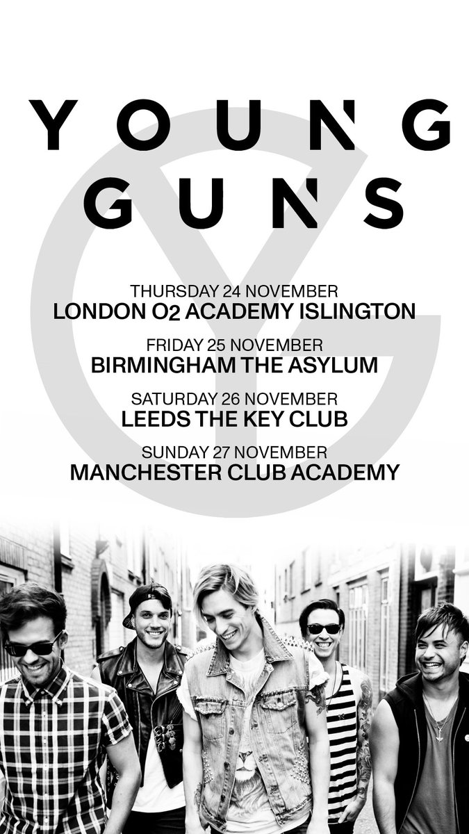 TICKET LINKS:

24/12 • London O2 Academy Islington

gigst.rs/youngguns

25/12 • Birmingham The Asylum

seetickets.com/event/young-gu…

26/12 • Leeds Key Club

slamdunkmusic.seetickets.com/event/young-gu…

27/12 • Manchester Club Academy

gigst.rs/youngguns