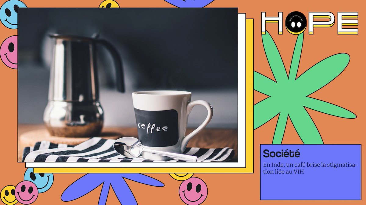 HopeNewsFR's tweet photo. Kallol Ghosh a fondé le "Café Positive" qui consiste à améliorer les conditions de vie des personnes atteintes de VIH en Inde. En effet, son #café est géré exclusivement par des jeunes vivant avec ce #virus 🍵 https://t.co/yzZRqCfLEJ
