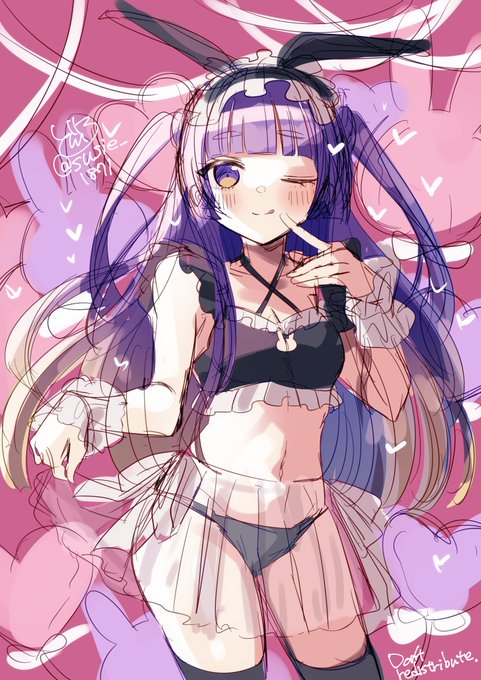 うさみみ地雷系水着wip🐰 