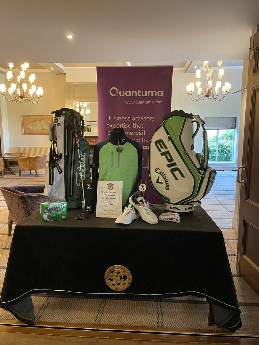 Ready to welcome our 156 guests to our One In A Million Summer AmAm Charity Golf Day. Big thanks to our main sponsor <a href="/Naylorwintersg/">Azets UK (Previously Naylor Wintersgill)</a>