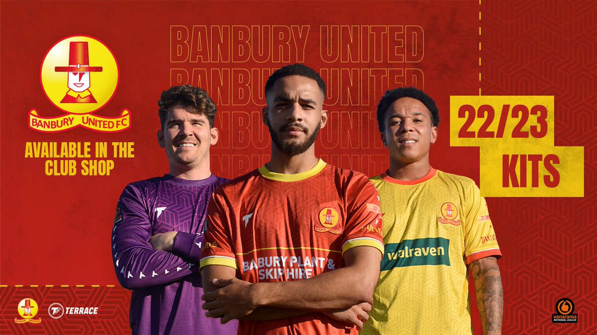 Have you ordered your @BanburyUnitedFC x Terrace shirt yet? Selected sizes available now at terracelife.co/BUFC! #puritans