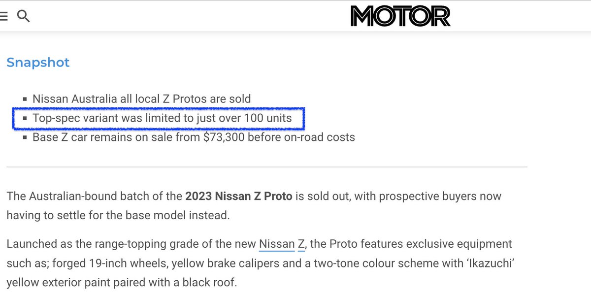 StopLTakeProfit's tweet photo. #Nissan
#ProtoZ
#LimitedEdition

Feeling incredibly lucky to be allocated a limited run ProtoZ. Such an icon of a car, limited to 120 units to oz (that’s what dealer told me) &amp; today I was allocated one. Thank u my lucky stars ✨ 

It’s more rare than my Mach 1

@ilzenberg 

🤞🍀 https://t.co/5Rv1Z6OTR2