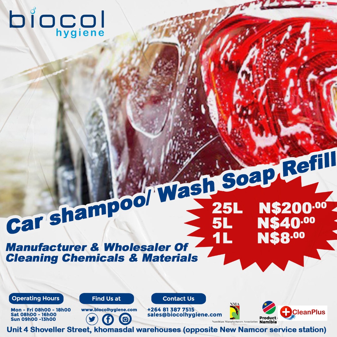 You have enough fuel stress, but you also need a clean ride. #biocol #windhoek #namibia #cleaningchemicals #detergents