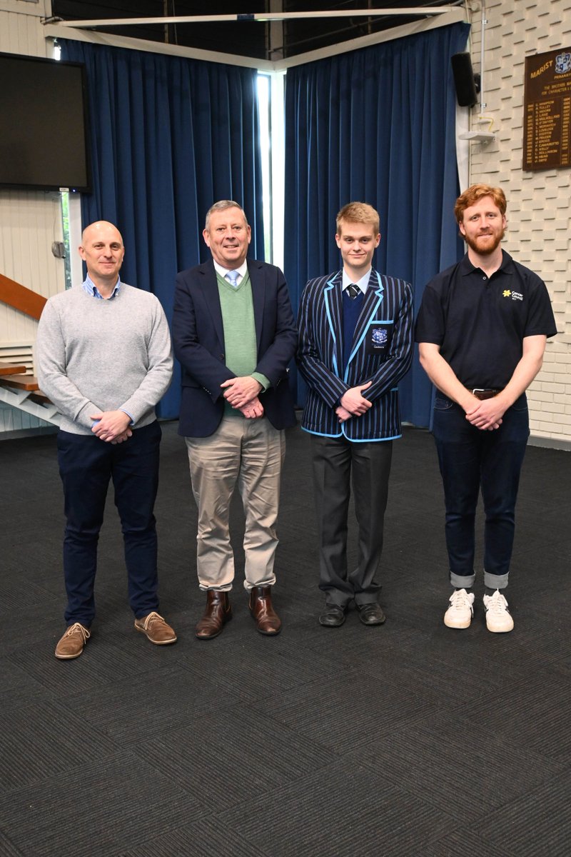 maristcc's tweet photo. The College celebrated the importance of service, both within and beyond Marist. Thanks to reps from Marymead, Little Wings and Cancer Council who spoke at the House Assemblies, and the participants at our Service Expo. A lunchtime festival raised money for @AusMSol. #BeMarist https://t.co/w3R0iWBYv7