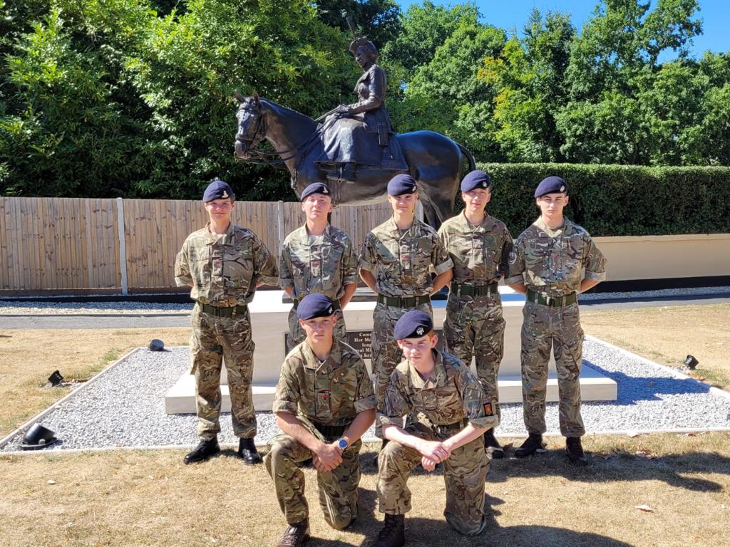 Today @SuffolkACF have the honor to support the @RMASandhurst Sovereign’s Parade. This marks the first time since COVID that our cadets have supported the event. Good luck to them and our ex-cadets who are passing out today. #InspiretoAchieve @DCOMDCadets @ArmyComdtRMAS