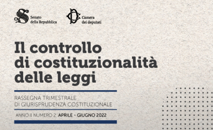 Montecitorio's tweet photo. È on line la rassegna trimestrale di giurisprudenza costituzionale "Il controllo di costituzionalità delle leggi", redatta dai Servizi Studi di Camera e
@SenatoStampa.
Il testo completo: https://t.co/gfxZkkJbWW
@CD_istituzioni #WikiNorme #OpenCamera https://t.co/gRmMuwj2Og