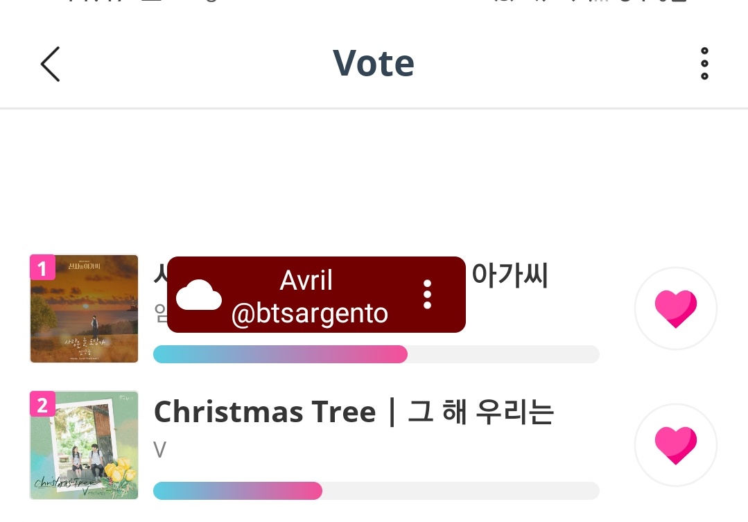 btsargento's tweet photo. — Ahora nos quedan votaciones como las de: 

• FAN N STAR (BEST ADs)
• IDOL CHAMP (Christmas Tree, BEST OST)

 Sigamos votando por #BTS &amp; #V!
Abajo dejo guías de ambas ♡. @BTS_twt https://t.co/ZBeZ84Lp3o