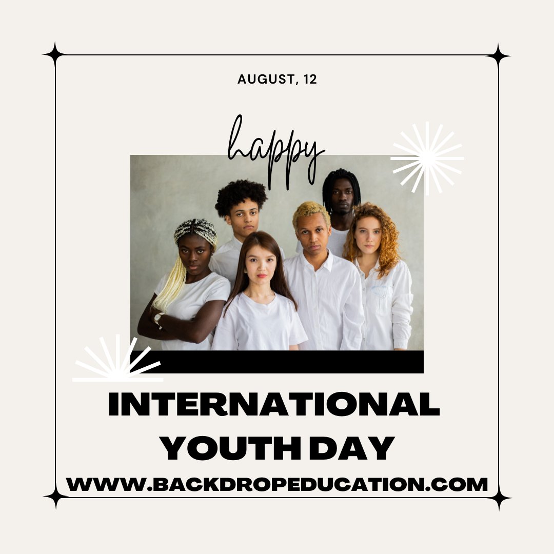 JonGibson6's tweet photo. Happy international youth day to all those marvelous and potential filled wonders out there. Best wishes from the Backdrop education and coaching teams!
#internationalyouthday #youngpeople #schools #schoololeaders #sen #vulnerablelearners
https://t.co/QSaw0vLIGp https://t.co/zfqLqXQoGp