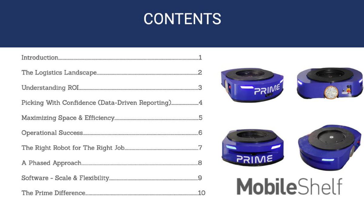 RoboticsPrime's tweet image. Warehouse Automation - 8 Concepts for Automation Success. Download our latest Whitepaper today! #primerobotics #automation primerobotics.com/wp-content/upl…