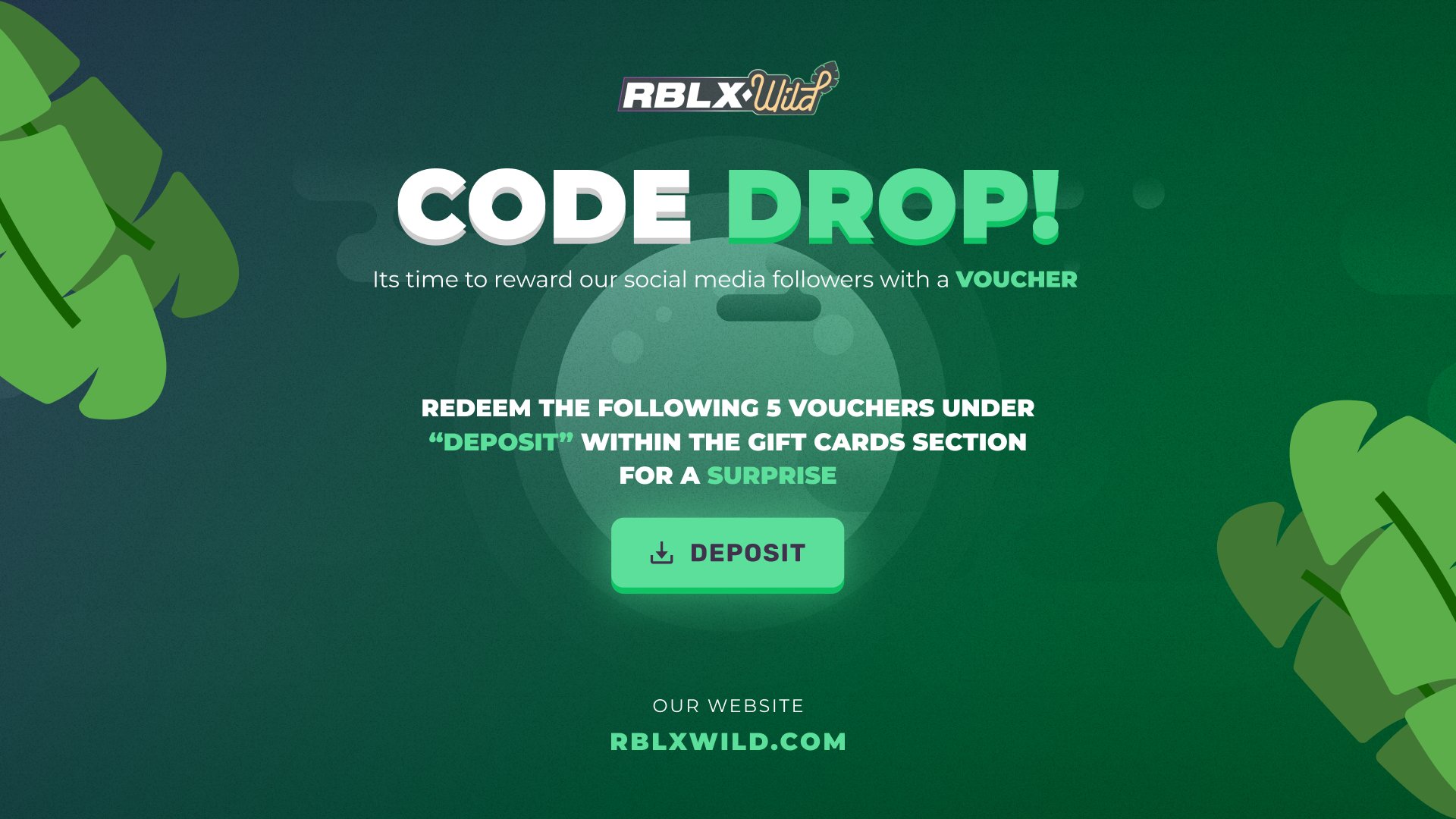 use this rblxwild code for 100 rbx premium only 