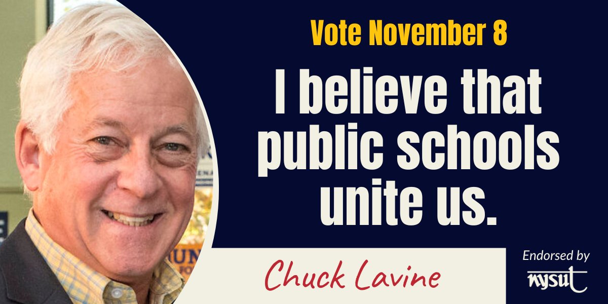 .@nysut is proud to support @Lavine4Assembly. To get involved contact Zach Baum at zach.baum@nysut.org @ZachBaum93 @nysutpacli